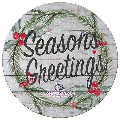 Gonzaga Bulldogs 20'' x 20'' Season's Greetings Circle