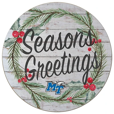 MTSU Blue Raiders 20'' x 20'' Season's Greetings Circle
