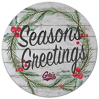 Montana Grizzlies 20'' x 20'' Season's Greetings Circle