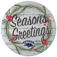 Nevada Wolf Pack 20'' x 20'' Season's Greetings Circle