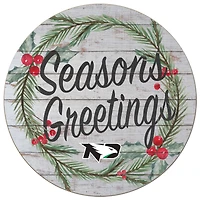 North Dakota 20'' x 20'' Season's Greetings Circle