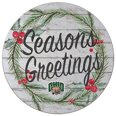 Ohio Bobcats 20'' x 20'' Season's Greetings Circle