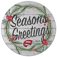 Western Kentucky Hilltoppers 20'' x 20'' Season's Greetings Circle