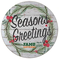 Florida A&M Rattlers 20'' x 20'' Season's Greetings Circle