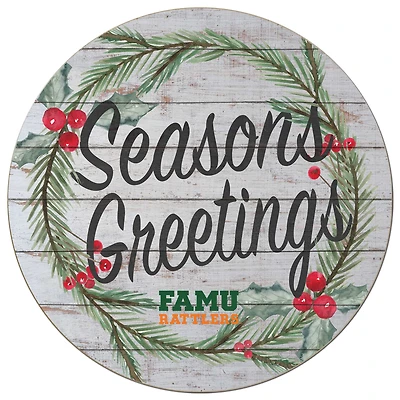 Florida A&M Rattlers 20'' x 20'' Season's Greetings Circle