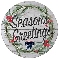 Howard Bison 20'' x 20'' Season's Greetings Circle