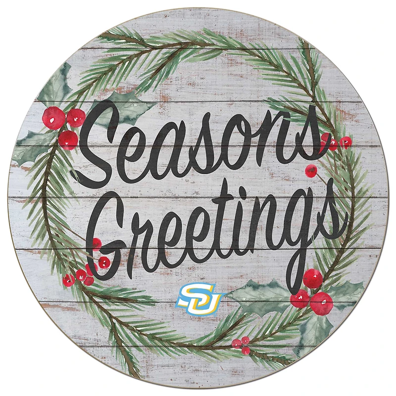 Southern University Jaguars 20'' x 20'' Season's Greetings Circle