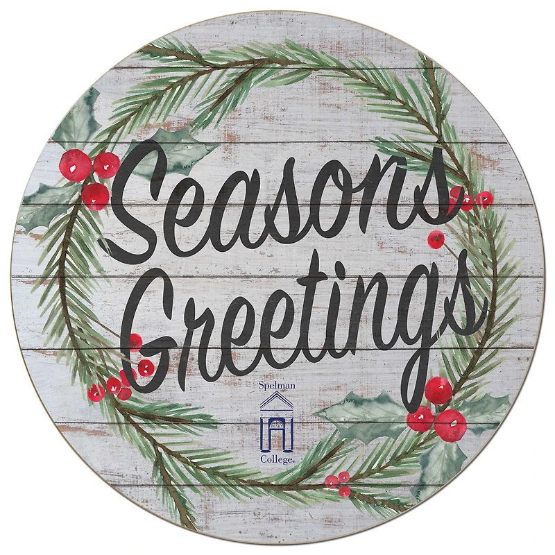 Spelman College Jaguars 20'' x 20'' Season's Greetings Circle