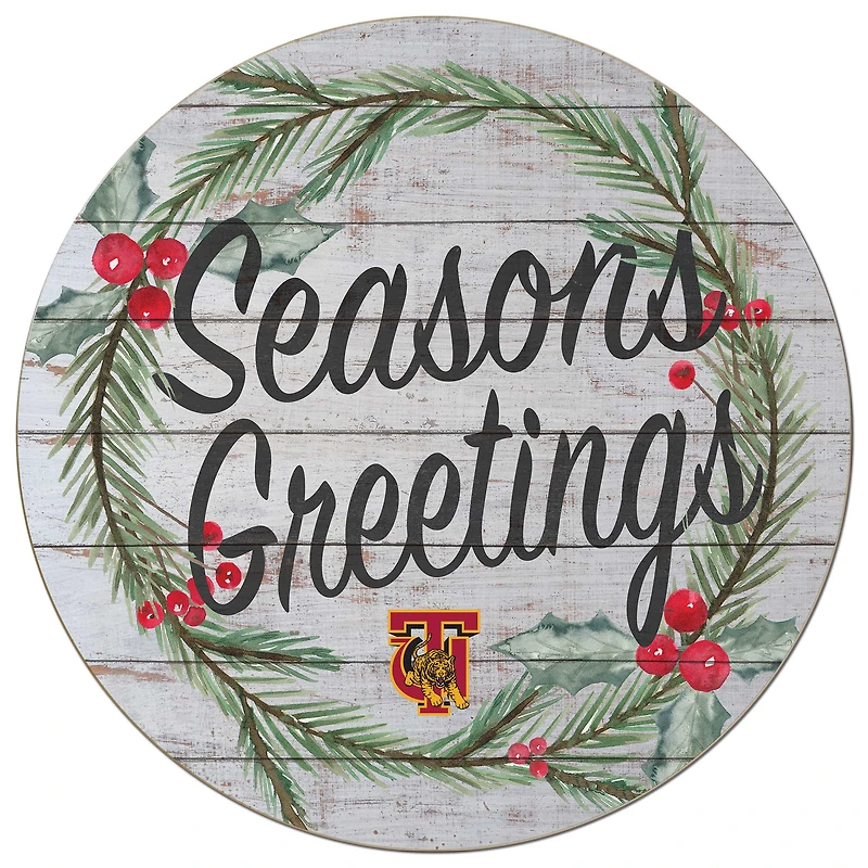 Tuskegee Golden Tigers 20'' x 20'' Season's Greetings Circle