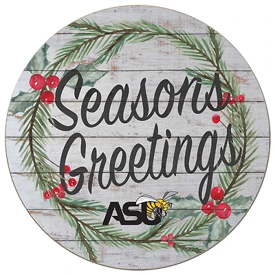 Alabama State Hornets 20'' x 20'' Season's Greetings Circle
