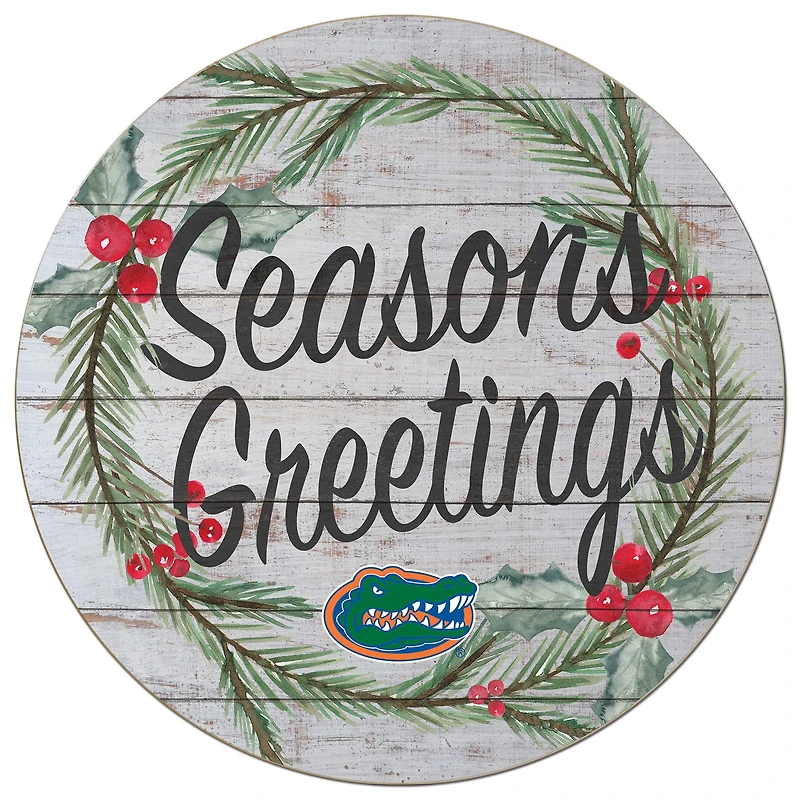 Florida Gators 20'' x 20'' Season's Greetings Circle