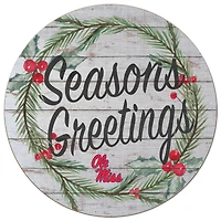 Ole Miss Rebels 20'' x 20'' Season's Greetings Circle