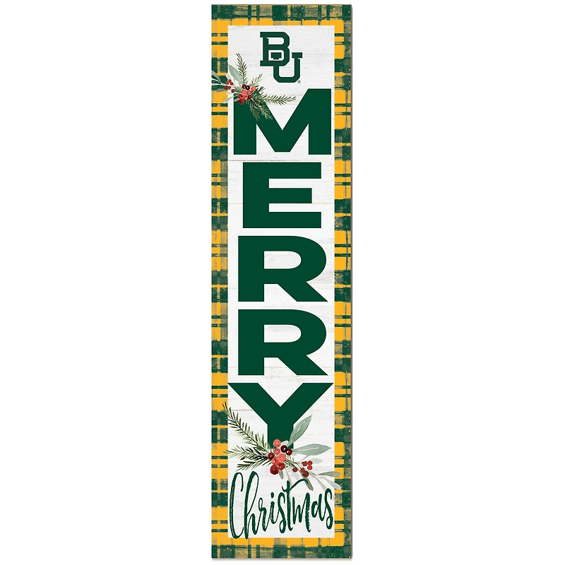 Baylor Bears 12'' x 48'' Outdoor Christmas Leaner