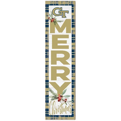 Georgia Tech Yellow Jackets 12'' x 48'' Outdoor Christmas Leaner