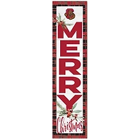 Cornell Big Red 12'' x 48'' Outdoor Christmas Leaner