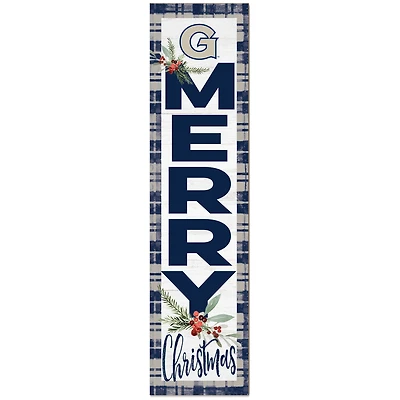 Georgetown Hoyas 12'' x 48'' Outdoor Christmas Leaner
