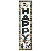 UCF Knights 12'' x 48'' Happy Holidays Outdoor Leaner