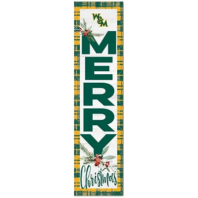 William & Mary Tribe 12'' x 48'' Outdoor Christmas Leaner