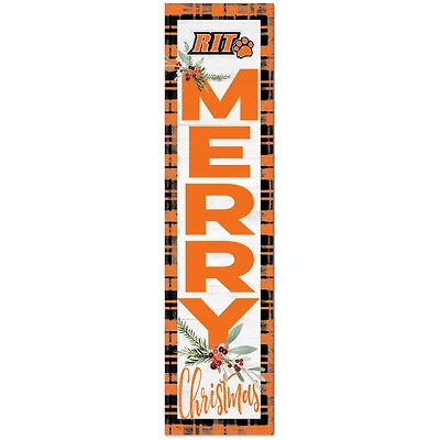 Rochester Institute of Technology Tigers 12'' x 48'' Outdoor Christmas Leaner