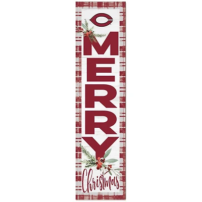 UChicago Maroons 12'' x 48'' Outdoor Christmas Leaner