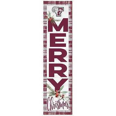Fordham Rams 12'' x 48'' Outdoor Christmas Leaner