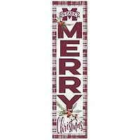 Mississippi State Bulldogs 12'' x 48'' Outdoor Christmas Leaner