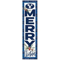 BYU Cougars 12'' x 48'' Outdoor Christmas Leaner