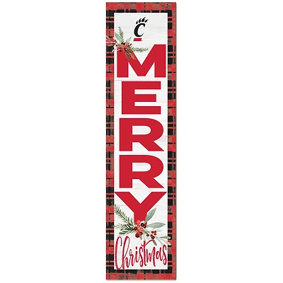 Cincinnati Bearcats 12'' x 48'' Outdoor Christmas Leaner