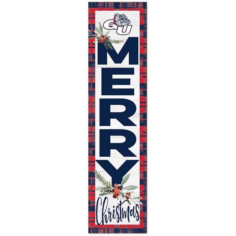 Gonzaga Bulldogs 12'' x 48'' Outdoor Christmas Leaner