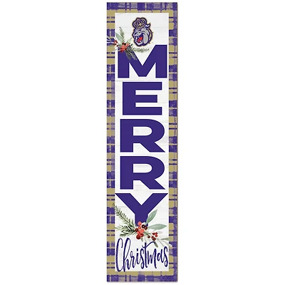 James Madison Dukes 12'' x 48'' Outdoor Christmas Leaner