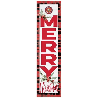 Louisiana Ragin' Cajuns 12'' x 48'' Outdoor Christmas Leaner