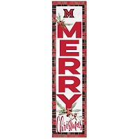 Miami University RedHawks 12'' x 48'' Outdoor Christmas Leaner