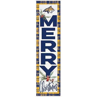 Montana State Bobcats 12'' x 48'' Outdoor Christmas Leaner