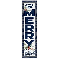 Nevada Wolf Pack 12'' x 48'' Outdoor Christmas Leaner
