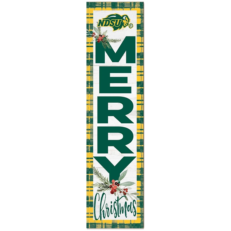 NDSU Bison 12'' x 48'' Outdoor Christmas Leaner