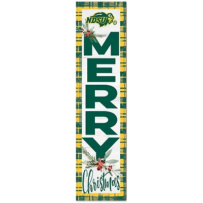NDSU Bison 12'' x 48'' Outdoor Christmas Leaner