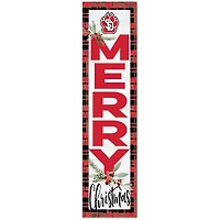 South Dakota Coyotes 12'' x 48'' Outdoor Christmas Leaner