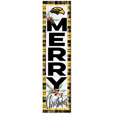 Southern Miss Golden Eagles 12'' x 48'' Outdoor Christmas Leaner