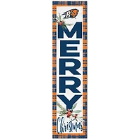 Bucknell Bison 12'' x 48'' Outdoor Christmas Leaner