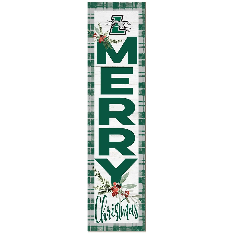 Loyola Greyhounds 12'' x 48'' Outdoor Christmas Leaner