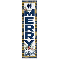 Notre Dame Fighting Irish 12'' x 48'' Outdoor Christmas Leaner