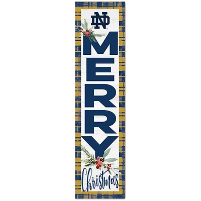 Notre Dame Fighting Irish 12'' x 48'' Outdoor Christmas Leaner