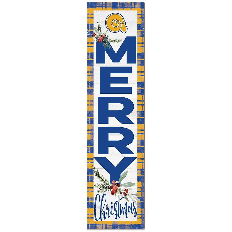 Albany State Golden Rams 12'' x 48'' Outdoor Christmas Leaner