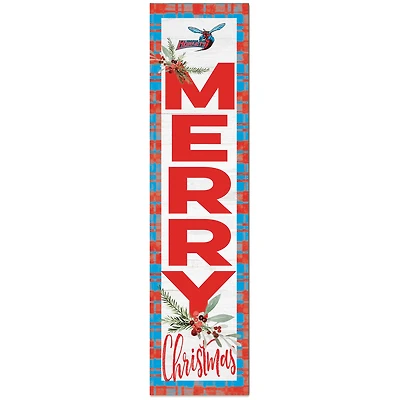 Delaware State Hornets 12'' x 48'' Outdoor Christmas Leaner