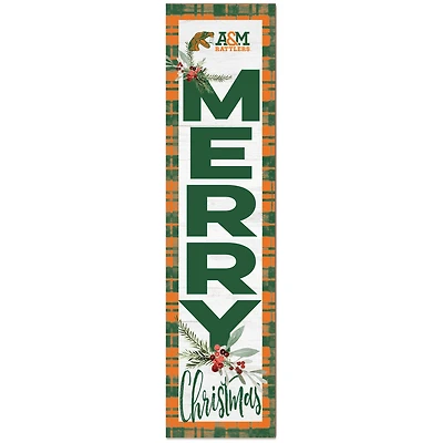 Florida A&M Rattlers 12'' x 48'' Outdoor Christmas Leaner