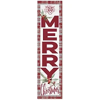 Morehouse Maroon Tigers 12'' x 48'' Outdoor Christmas Leaner