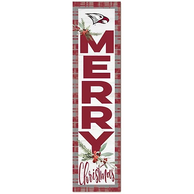 North Carolina Central Eagles 12'' x 48'' Outdoor Christmas Leaner