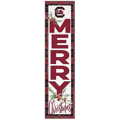 South Carolina Gamecocks 12'' x 48'' Outdoor Christmas Leaner