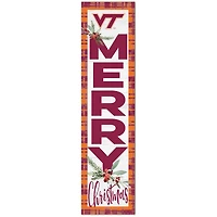 Virginia Tech Hokies 12'' x 48'' Outdoor Christmas Leaner