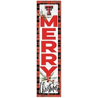 Texas Tech Red Raiders 12'' x 48'' Outdoor Christmas Leaner